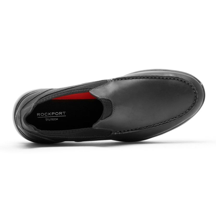Rockport Men's Metro Path Slip-On Black Leather