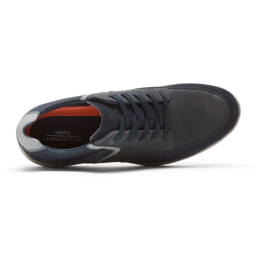 Rockport Men's Metro Path Sneaker New Dress Blues Nubuck Suede