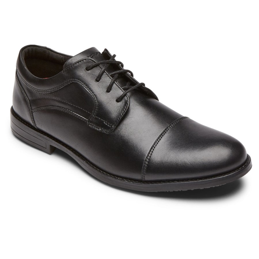 Rockport Men's Mykel Cap Toe Oxford Black