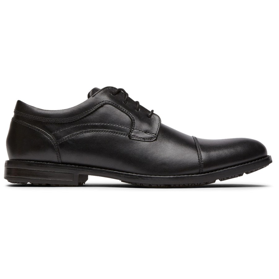 Rockport Men's Mykel Cap Toe Oxford Black