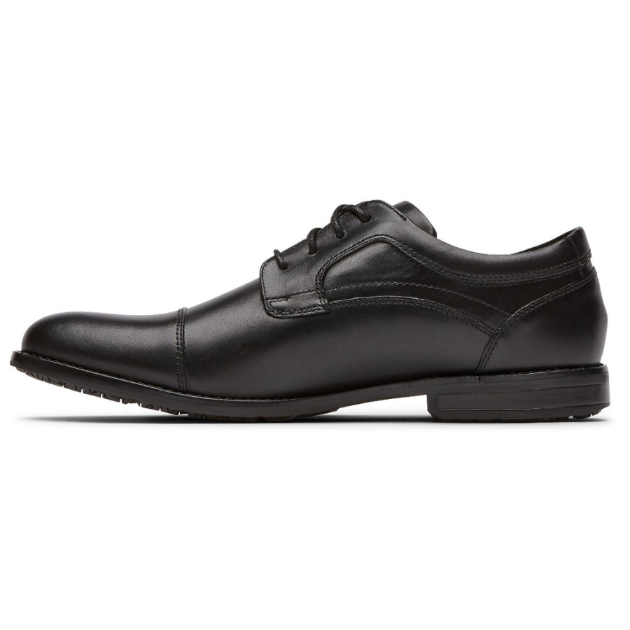 Rockport Men's Mykel Cap Toe Oxford Black