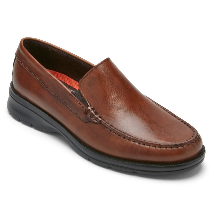 Rockport Men's Palmer Venetian Loafer Cognac Antique