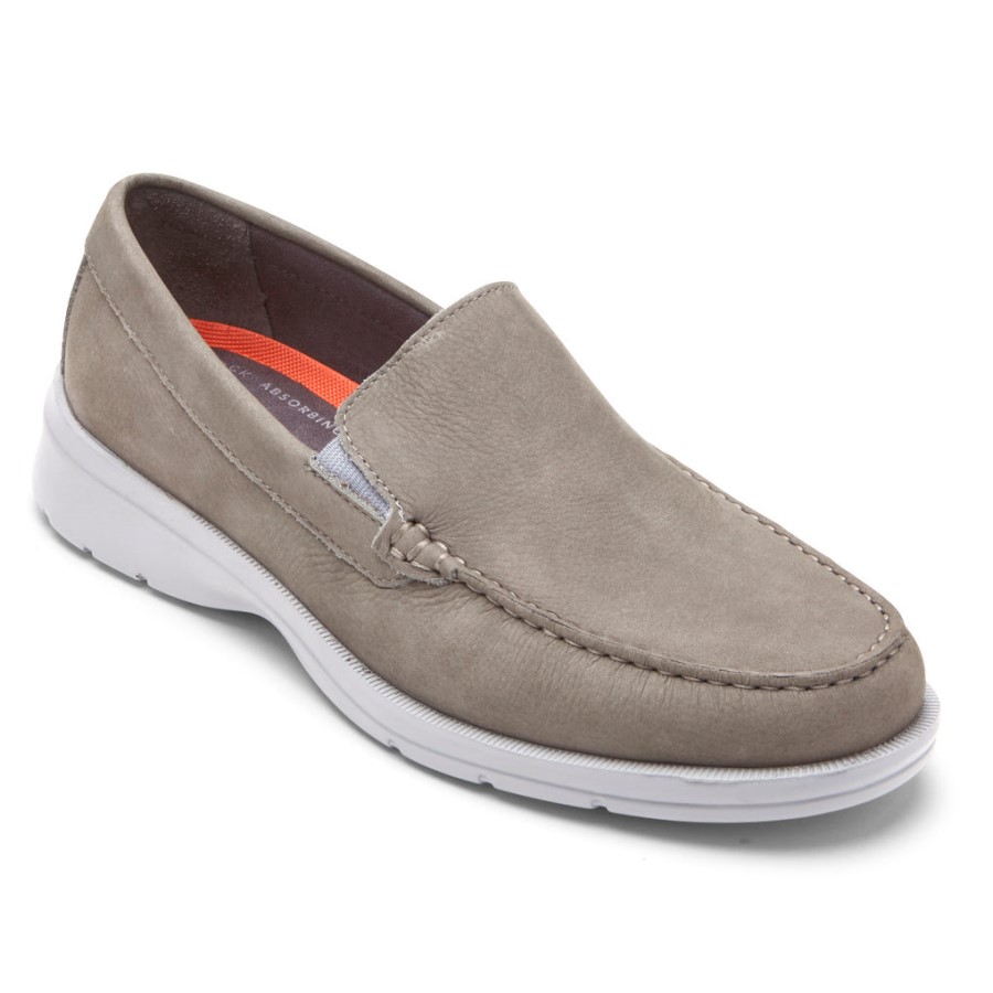 Rockport Men's Palmer Venetian Loafer Grey Nubuck