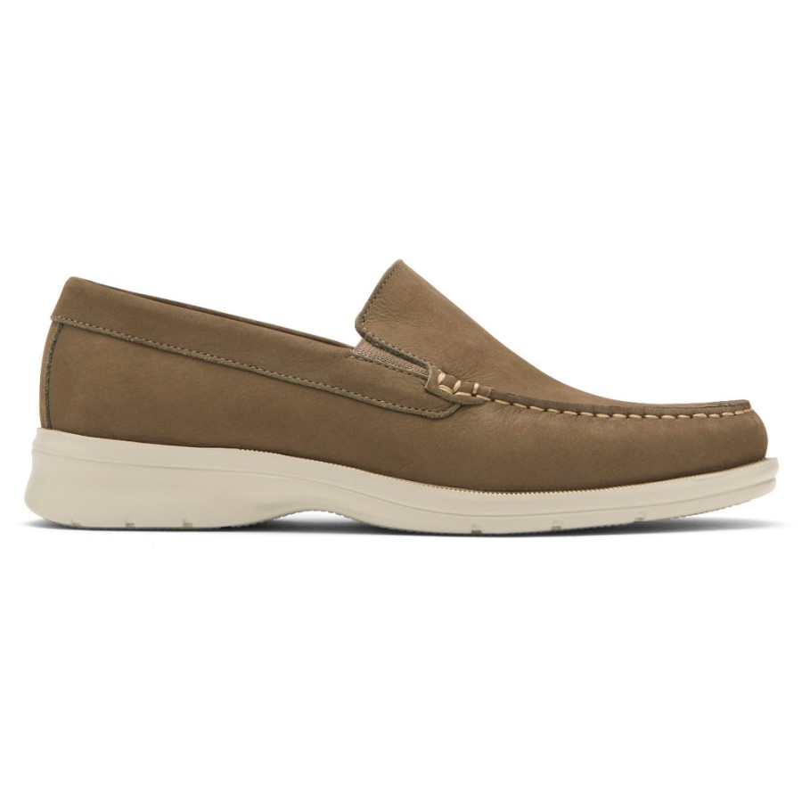 Rockport Men's Palmer Venetian Loafer Vicuna Nubuck