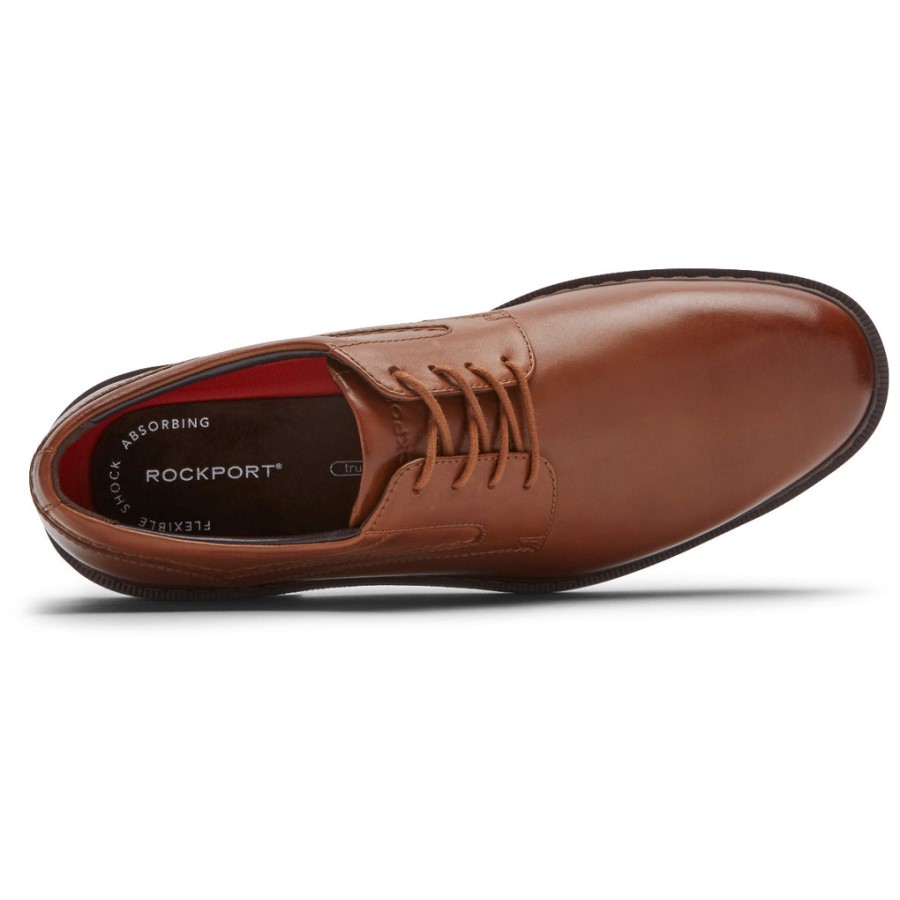 Rockport Men's Parsons Plain Toe Oxford Cognac