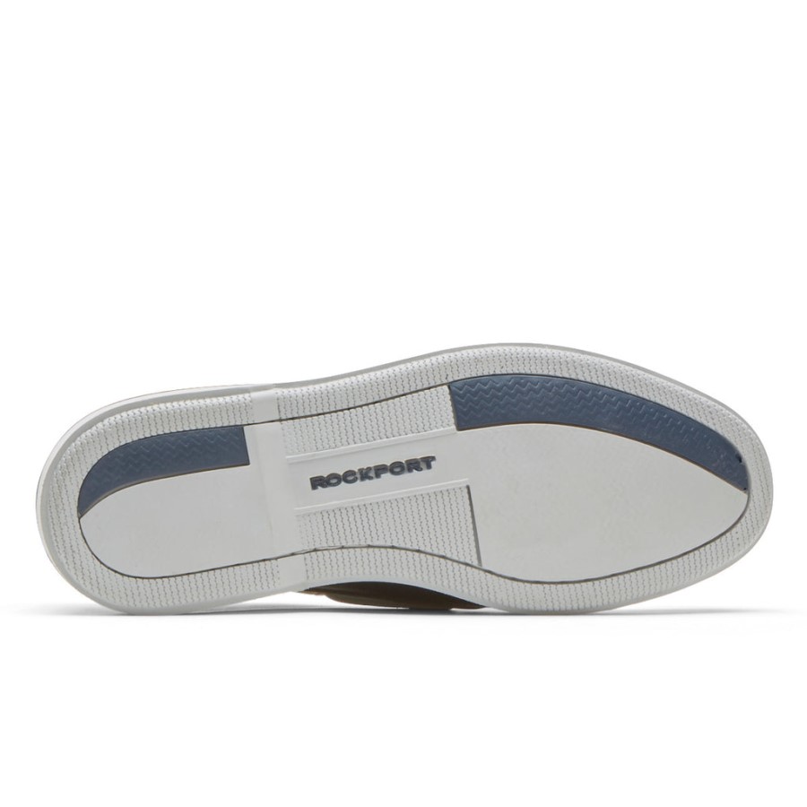 Rockport Men's Perth Boat Shoe Navy Leather