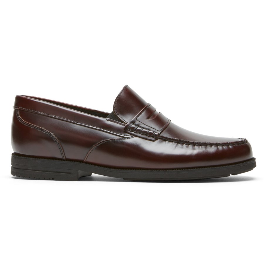 Rockport Men's Preston Penny Loafer Burgundy