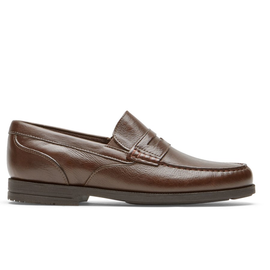 Rockport Men's Preston Penny Loafer Tumbled Java