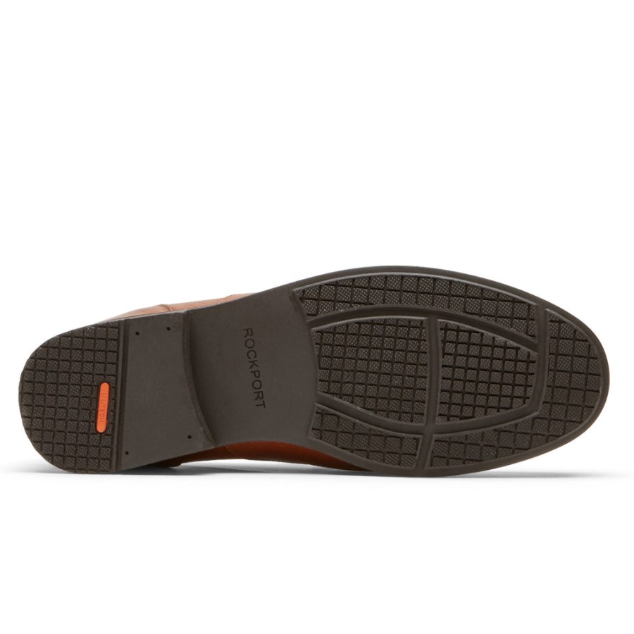 Rockport Men's Preston Penny Loafer Tumbled Tan