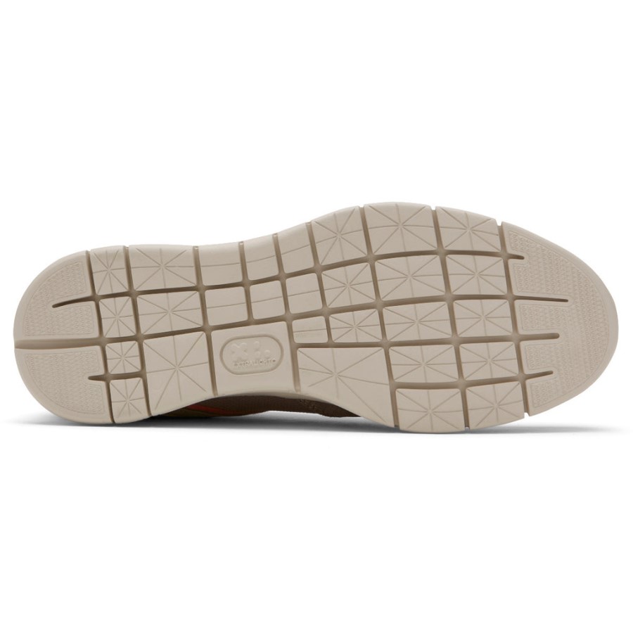 Rockport Men's Primetime Casual Mudguard Sneaker Breen Mesh Leather