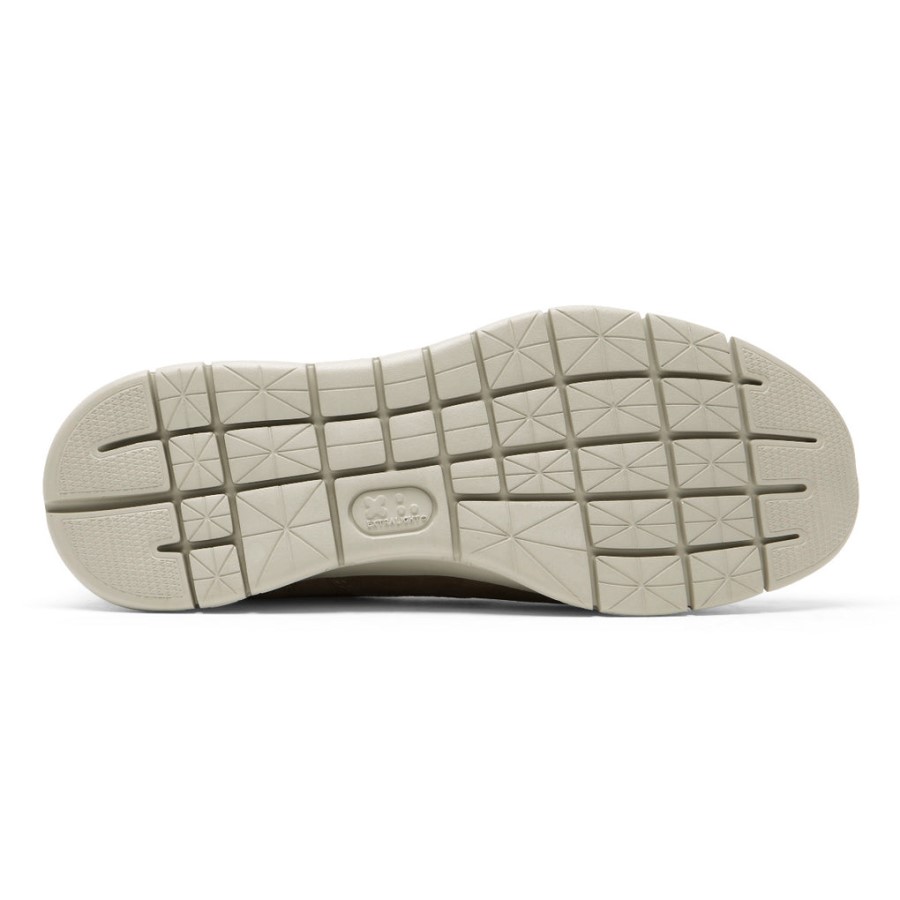 Rockport Men's Primetime Moc Slip-On Stone Post Nubuck