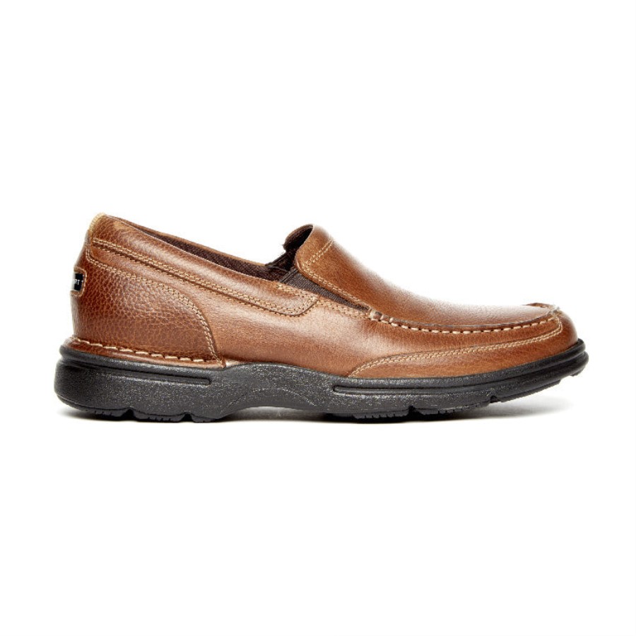 Rockport Men's ProWalker Eureka Plus Slip-On Bridle Brown