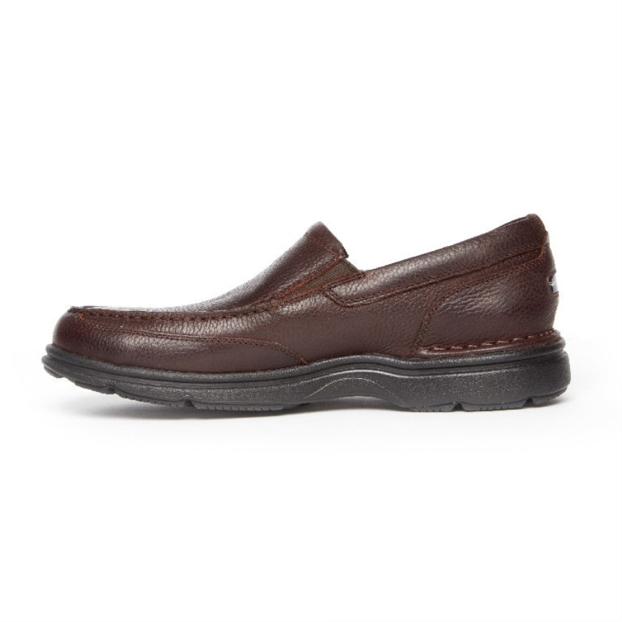 Rockport Men's ProWalker Eureka Plus Slip-On Dark Brown