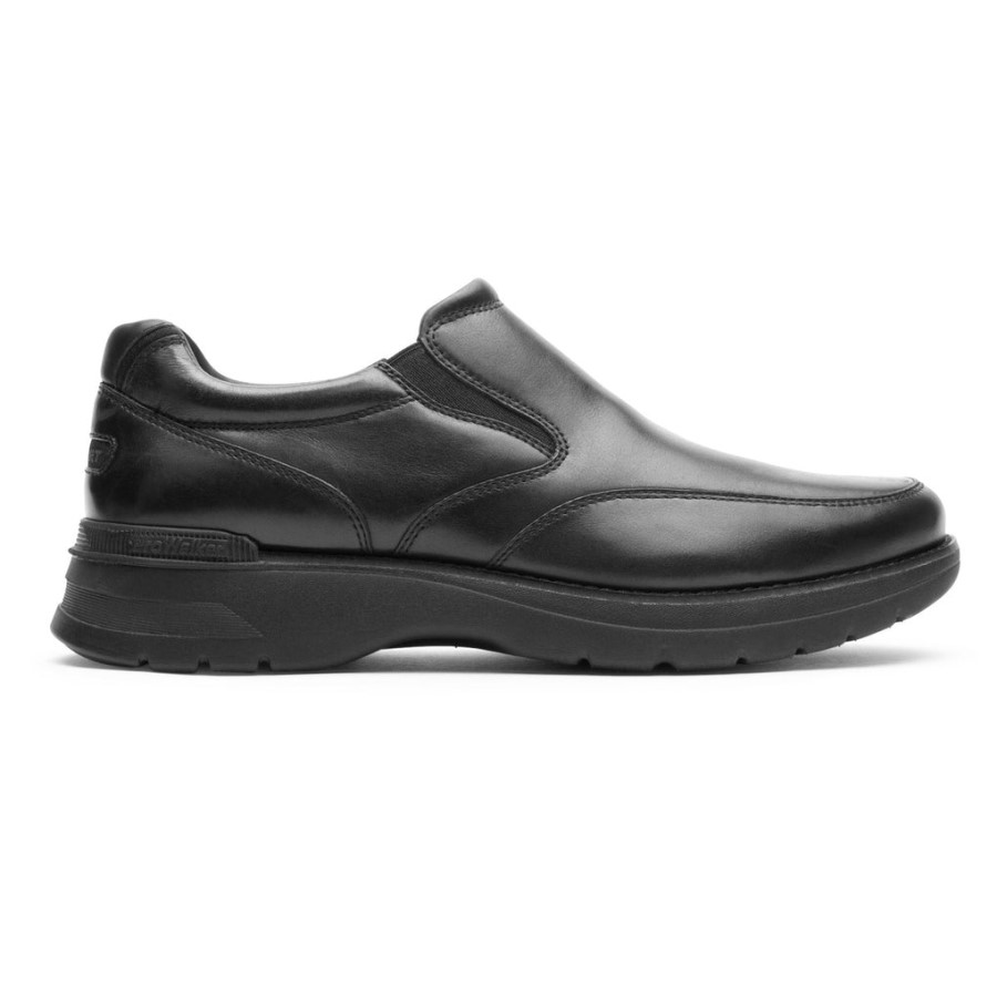Rockport Men's ProWalker NEXT Slip-On Black Lea