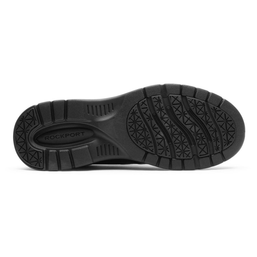 Rockport Men's ProWalker NEXT Slip-On Black Lea