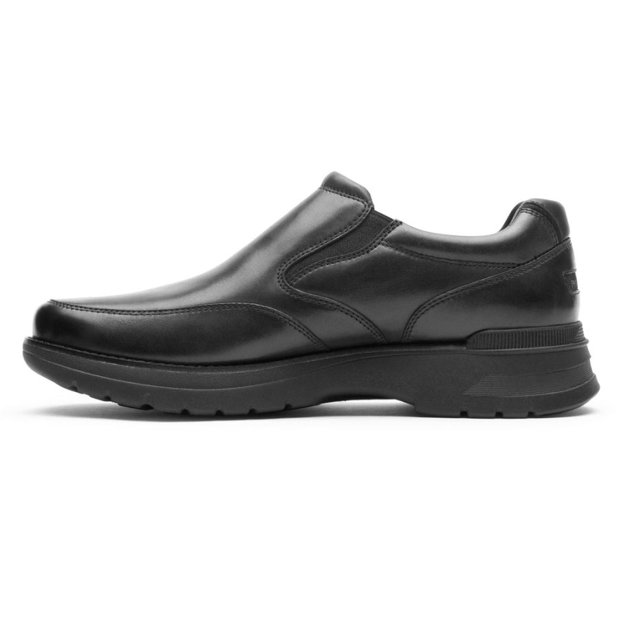 Rockport Men's ProWalker NEXT Slip-On Black Lea