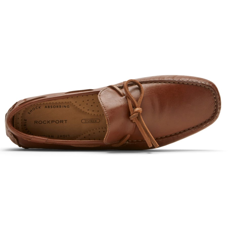 Rockport Men's Rhyder Tie Loafer Mahogany