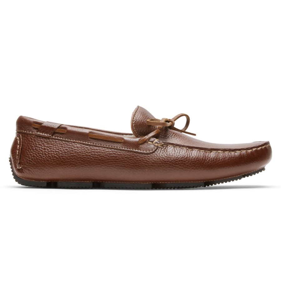 Rockport Men's Rhyder Tie Slipper Mahogany