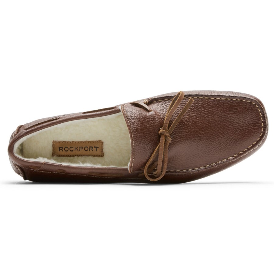 Rockport Men's Rhyder Tie Slipper Mahogany