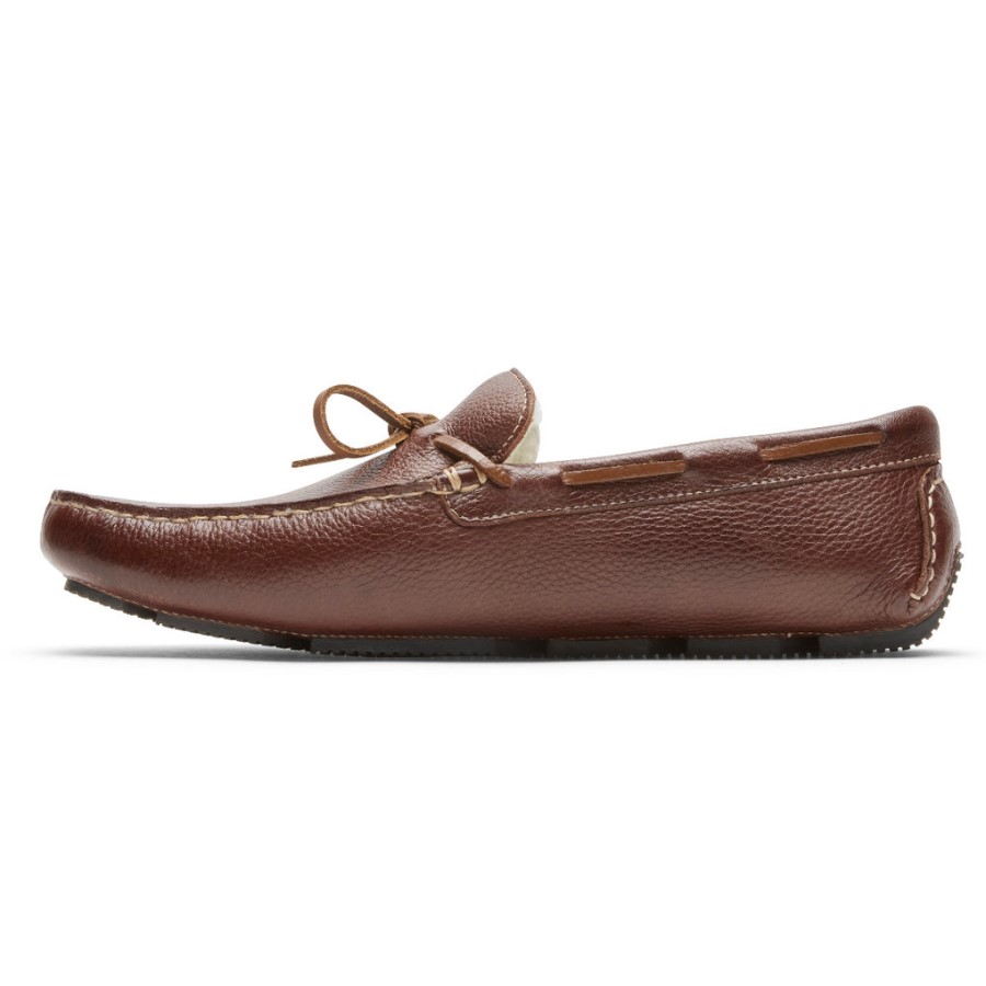 Rockport Men's Rhyder Tie Slipper Mahogany