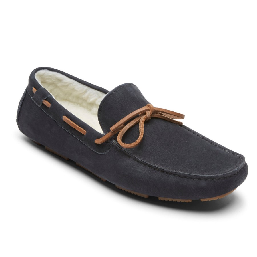 Rockport Men's Rhyder Tie Slipper Navy