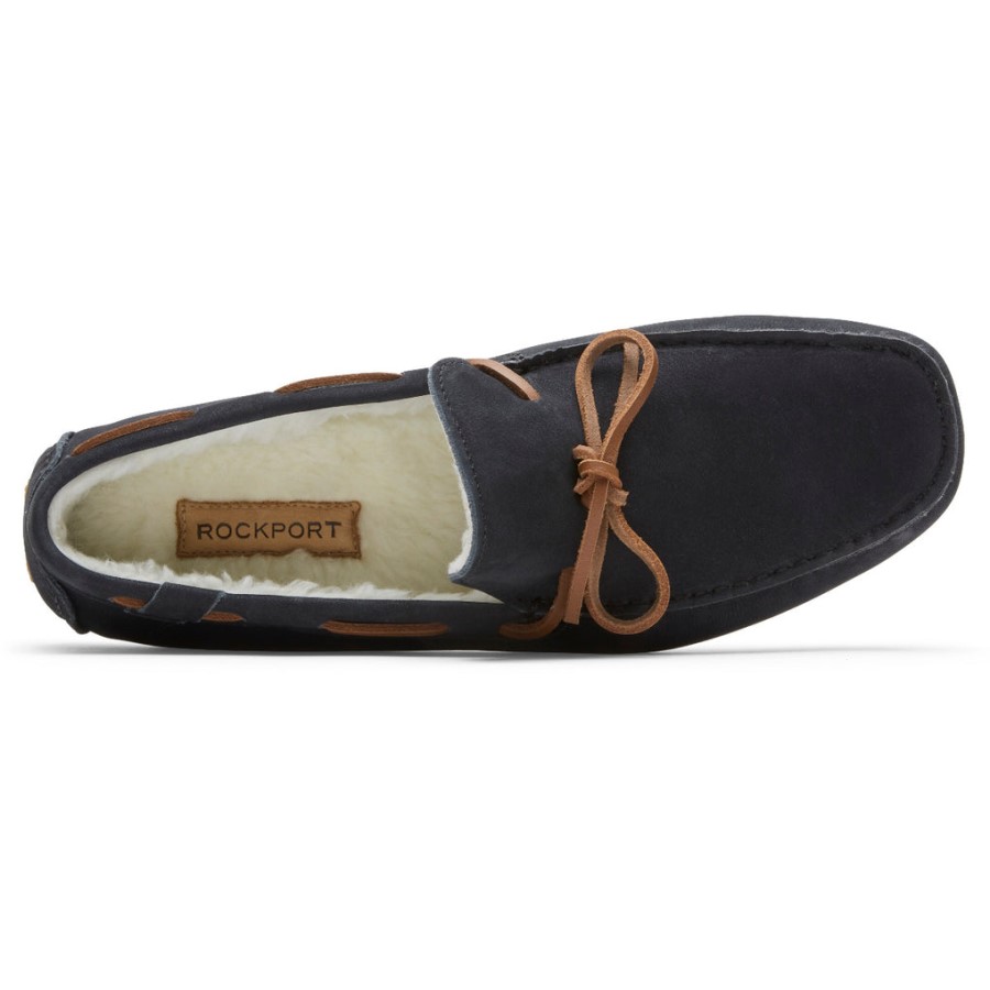 Rockport Men's Rhyder Tie Slipper Navy