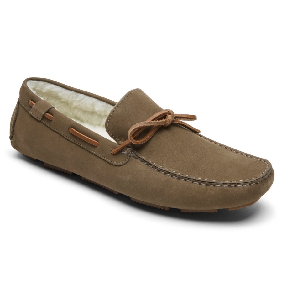 Rockport Men's Rhyder Tie Slipper Vicuna