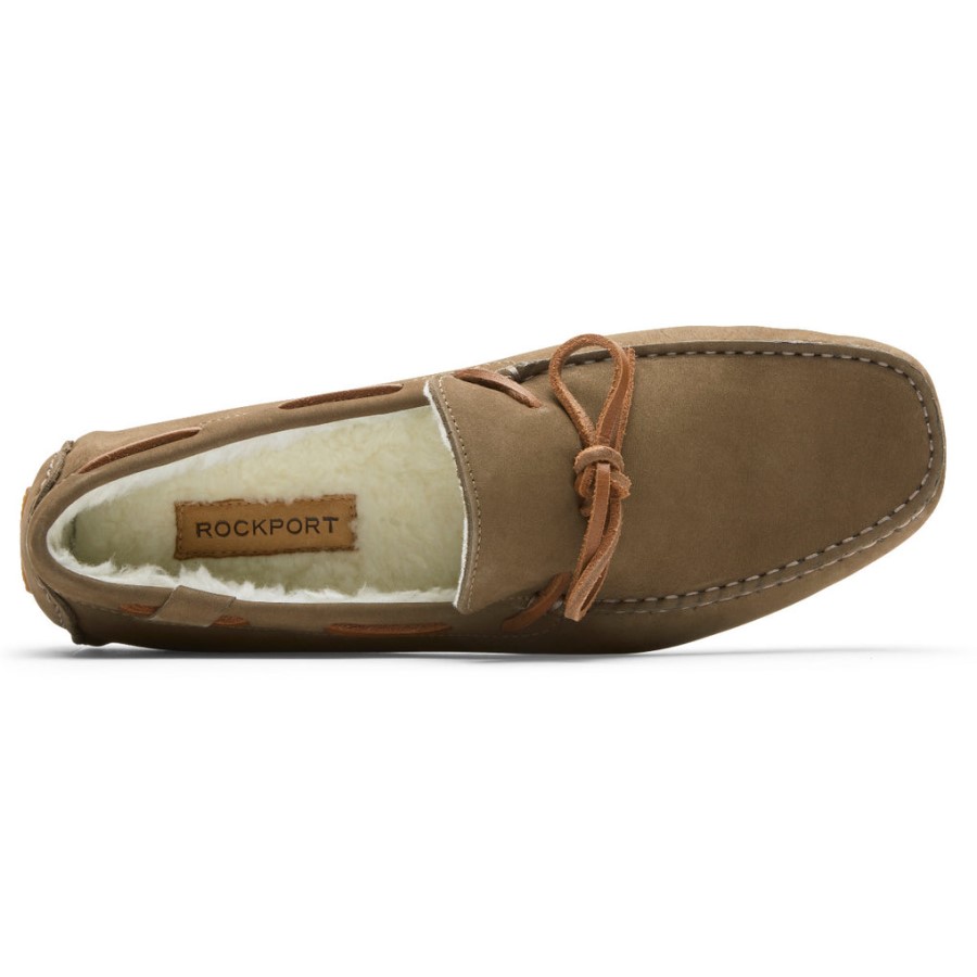 Rockport Men's Rhyder Tie Slipper Vicuna