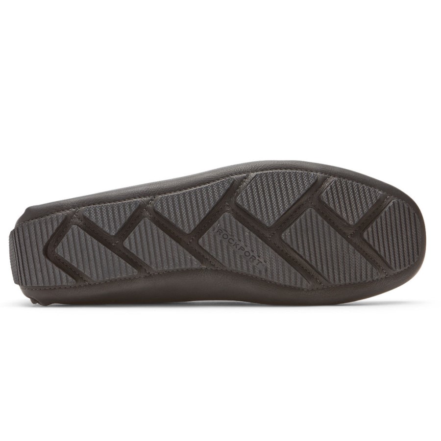 Rockport Men's Rhyder Venetian Loafer Black Tumbled