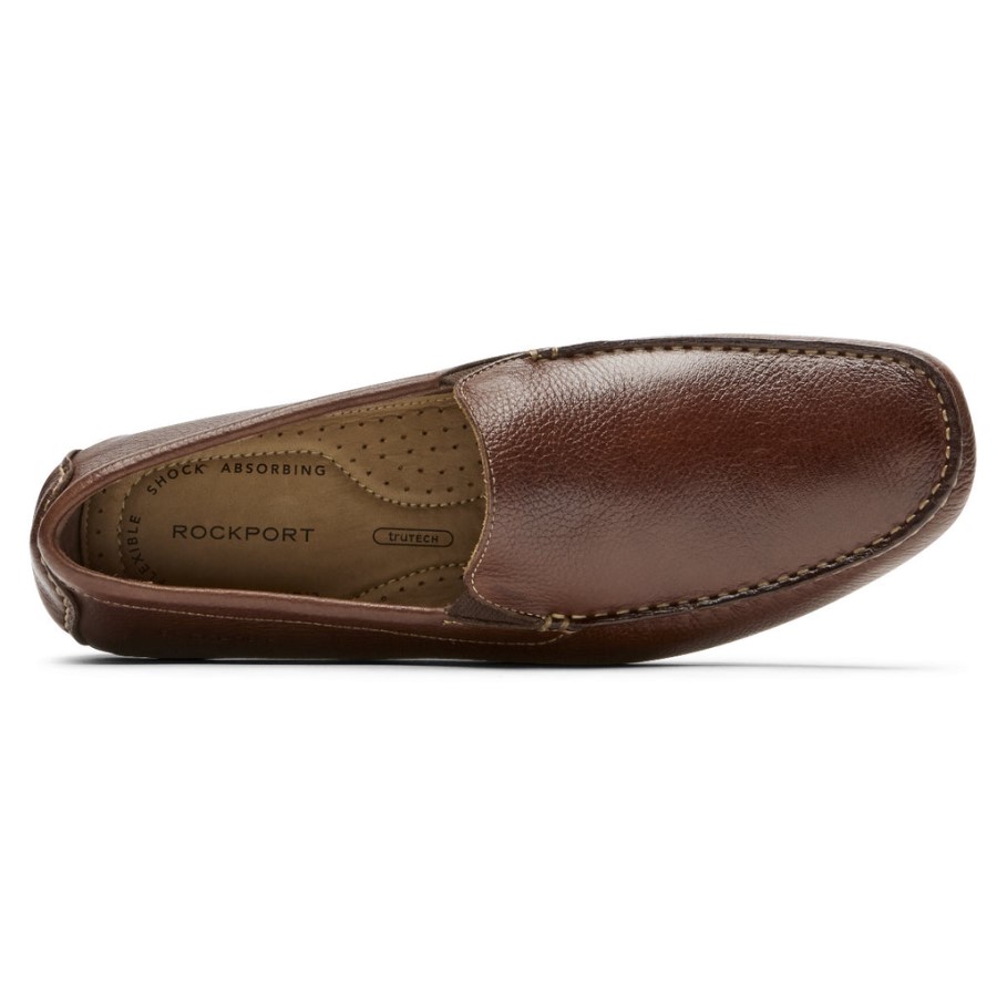 Rockport Men's Rhyder Venetian Loafer Mahogany