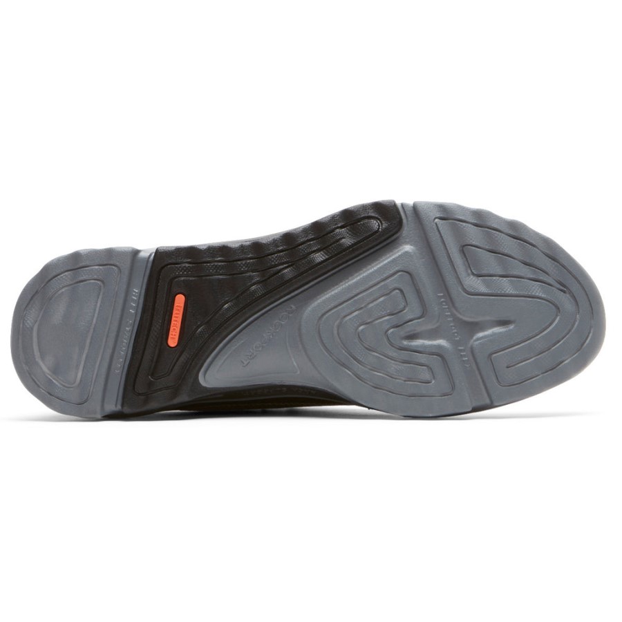 Rockport Men's Rocsports Sneaker Forest Green Mesh Black Leathe