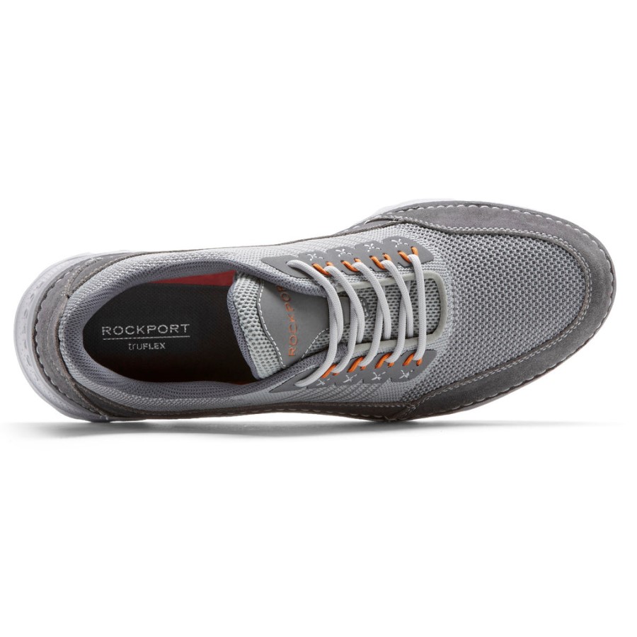Rockport Men's Rocsports Sneaker Grey Mesh Suede