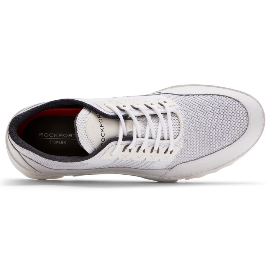 Rockport Men's Rocsports Sneaker White Mesh Leather