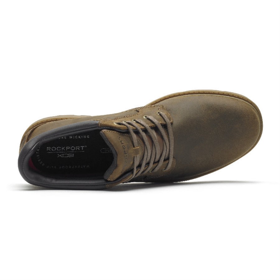 Rockport Men's Rugged Bucks Waterproof Boot Boston Tan