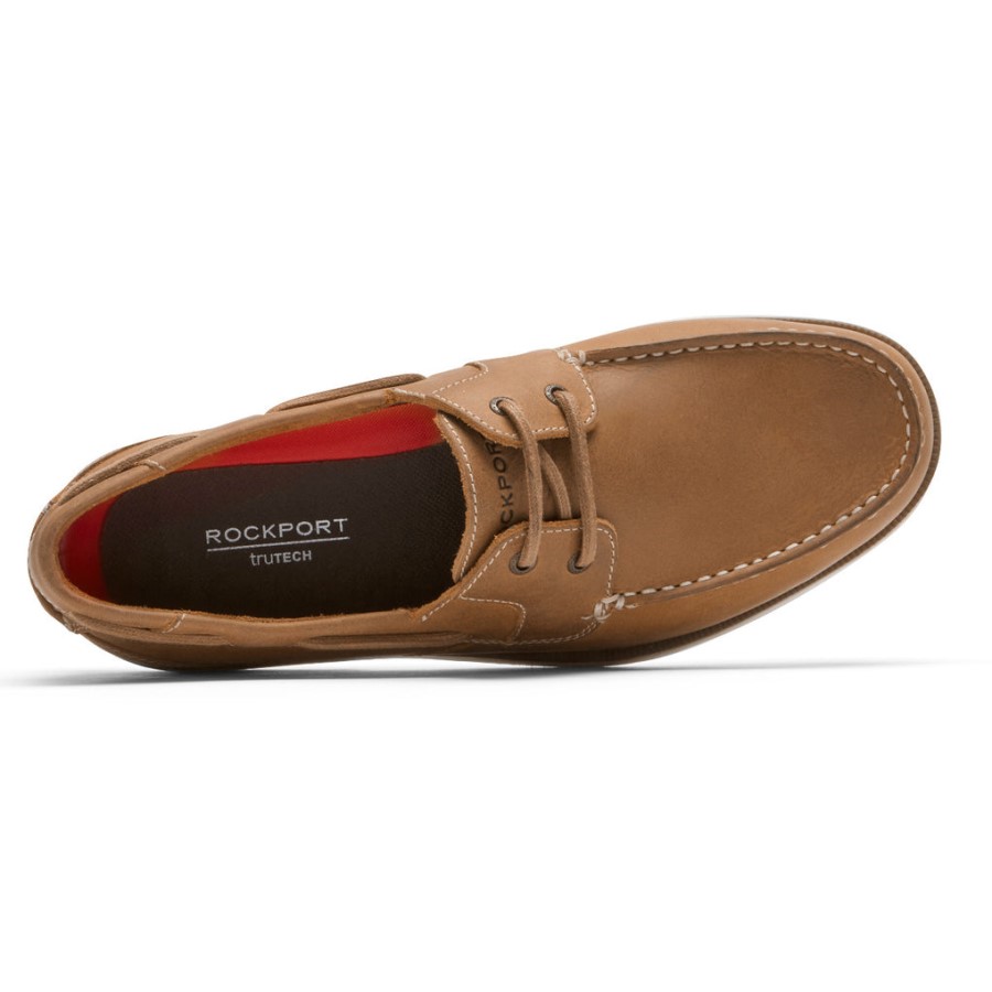 Rockport Men's Southport Boat Shoe Sudan Brown