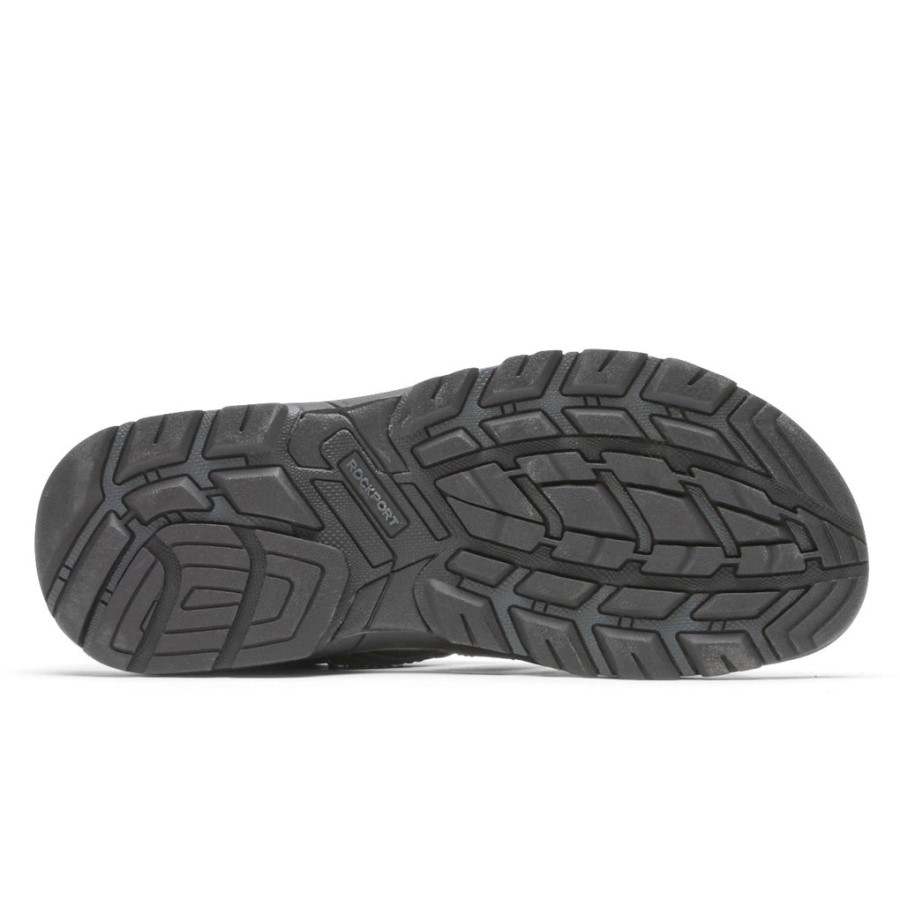 Rockport Men's Springboro Rocklake Fisherman Sandal Black