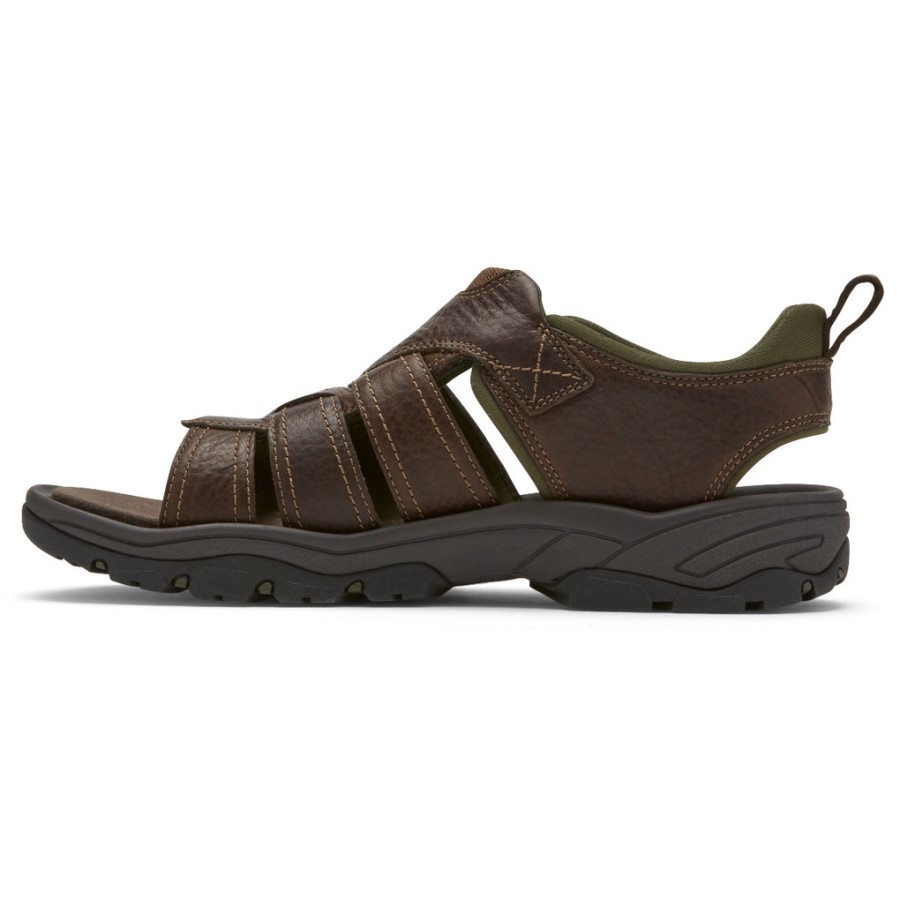 Rockport Men's Springboro Rocklake Fisherman Sandal Brown