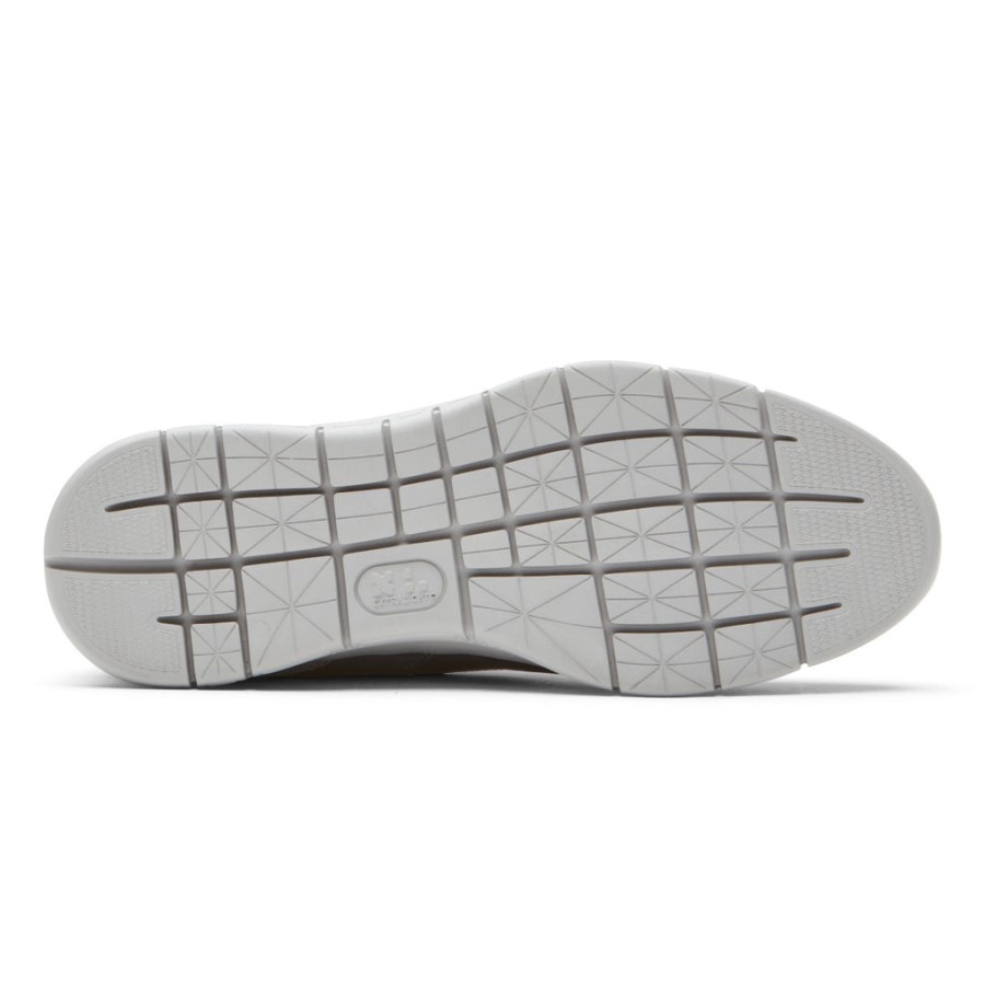 Rockport Men's Stewart Plain Toe Sneaker Navy Nubuck Suede Mesh