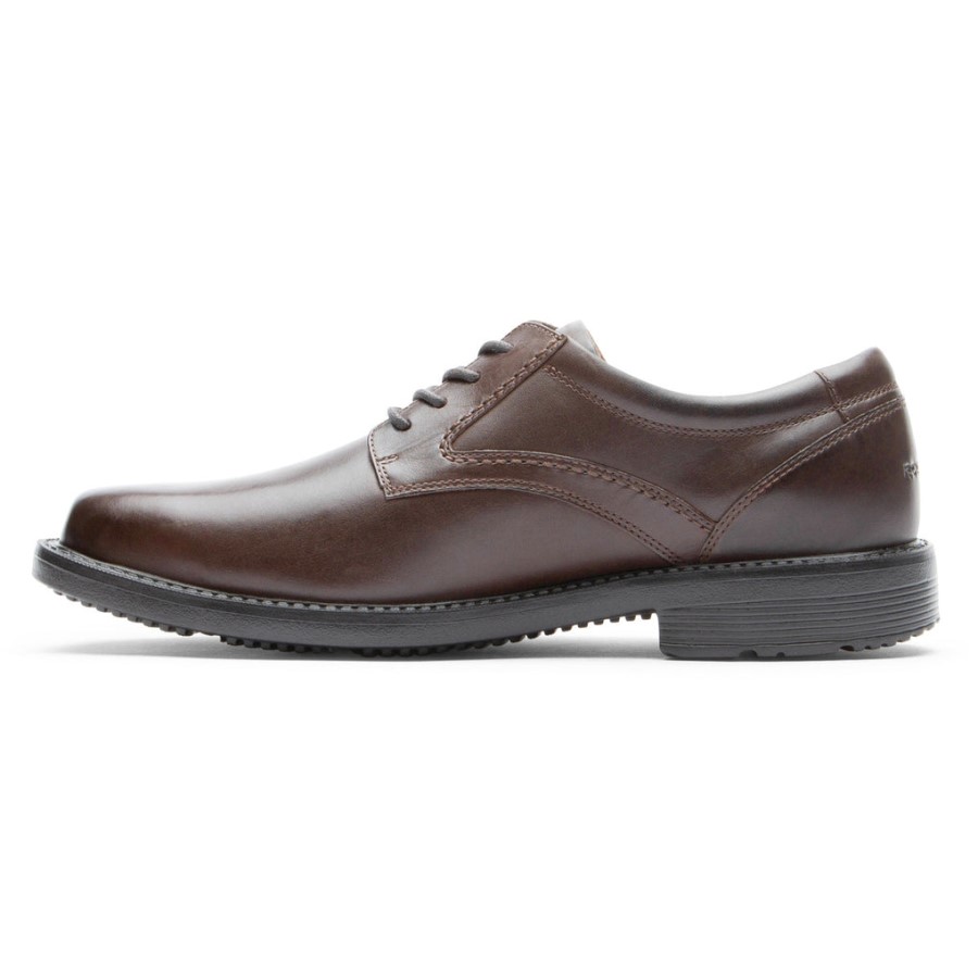 Rockport Men's Style Leader 2 Plain Toe Oxford Dark Brown