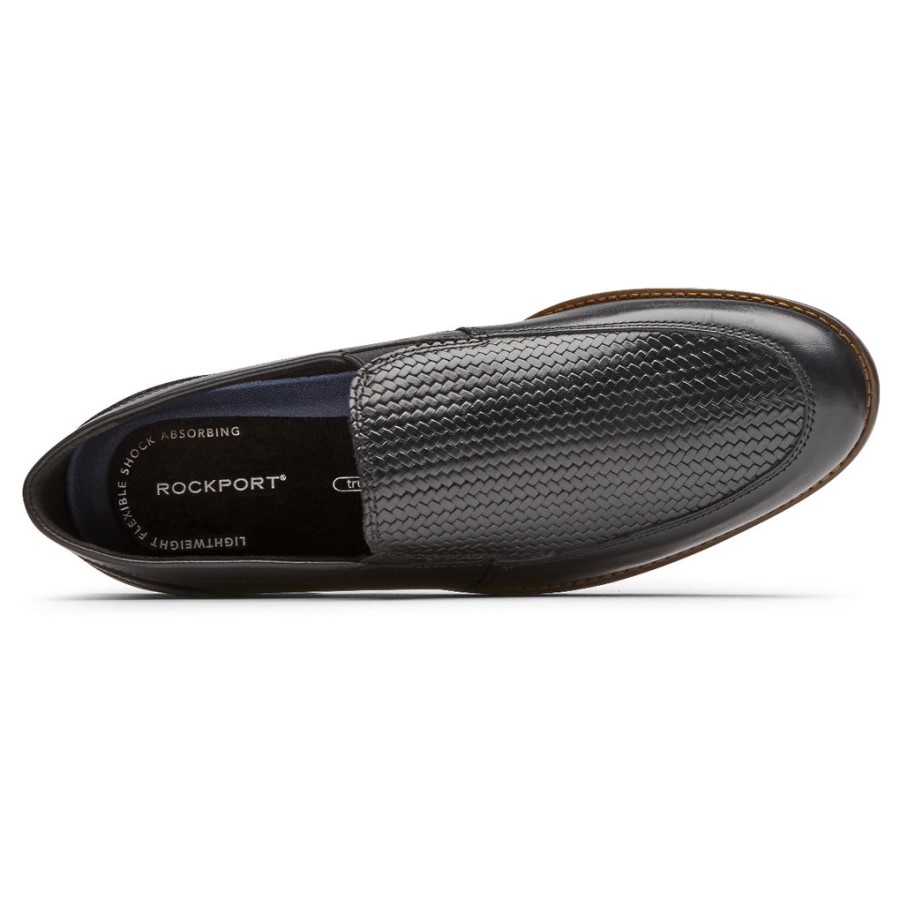 Rockport Men's Style Purpose 3 Woven Loafer Black