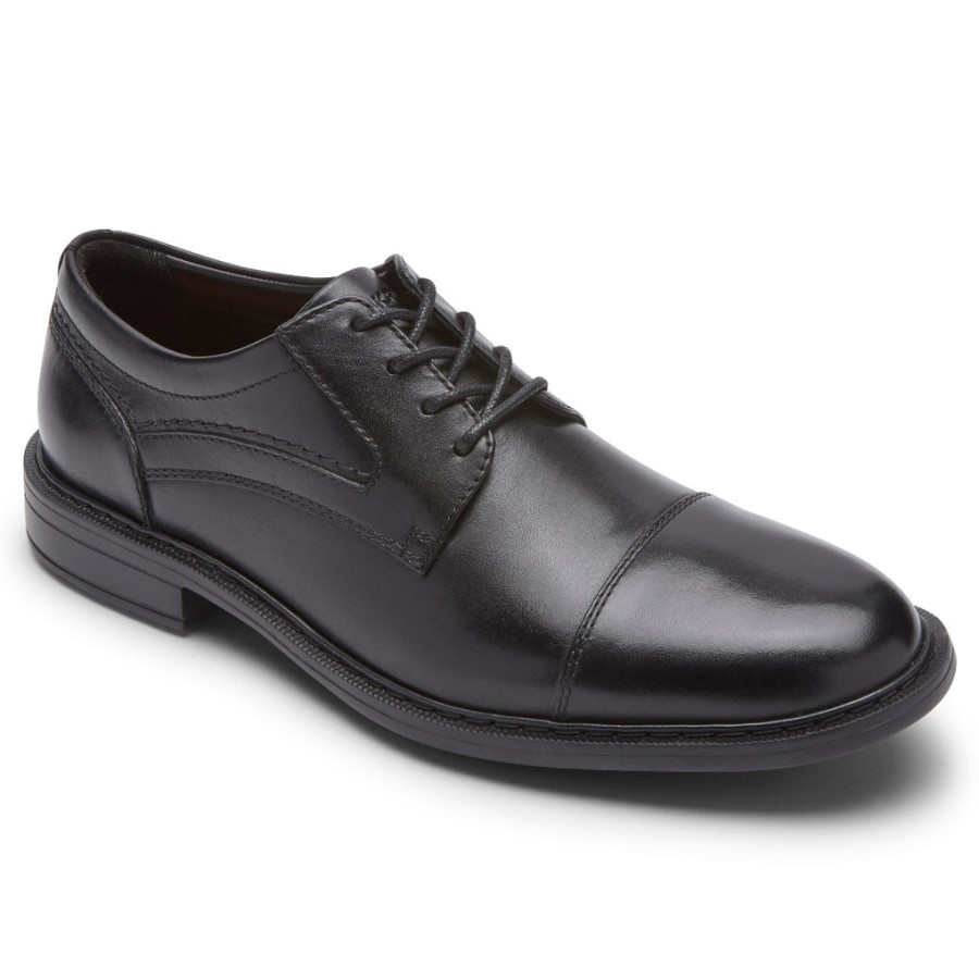 Rockport Men's Tanner Cap Toe Oxford Black
