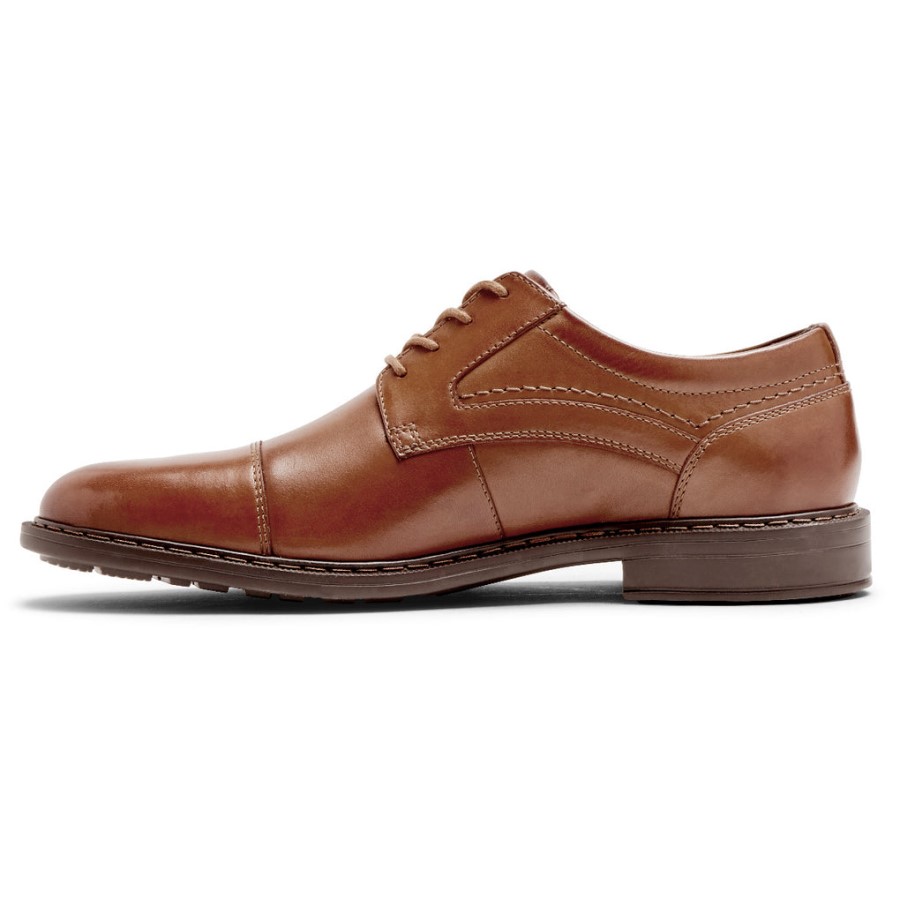 Rockport Men's Tanner Cap Toe Oxford Cognac