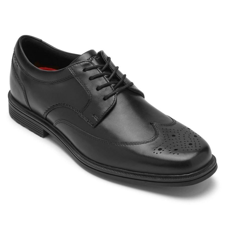 Rockport Men's Taylor Waterproof Wingtip Black