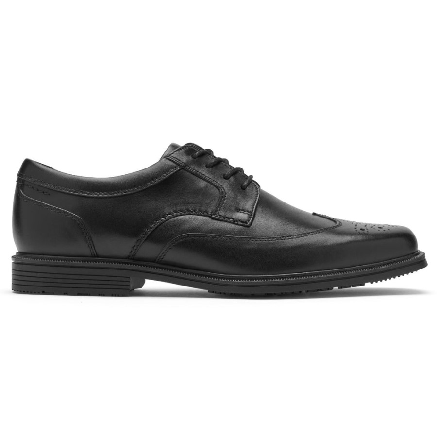 Rockport Men's Taylor Waterproof Wingtip Black