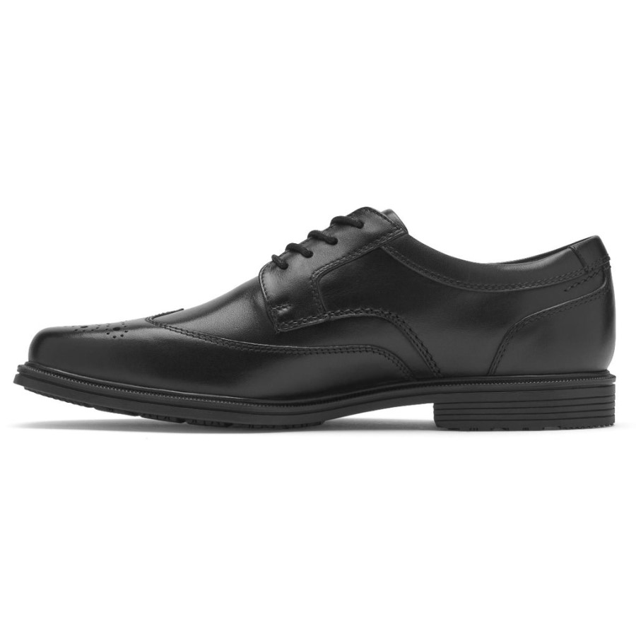 Rockport Men's Taylor Waterproof Wingtip Black