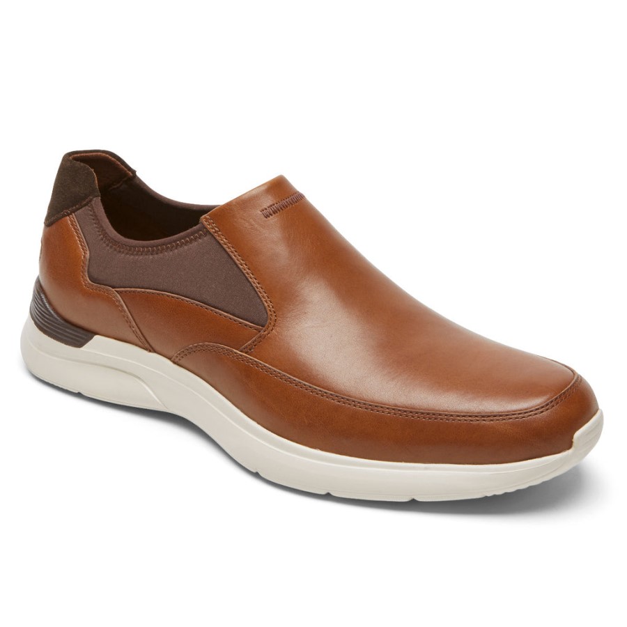 Rockport Men's Total Motion Active Slip-On Sneaker Tan