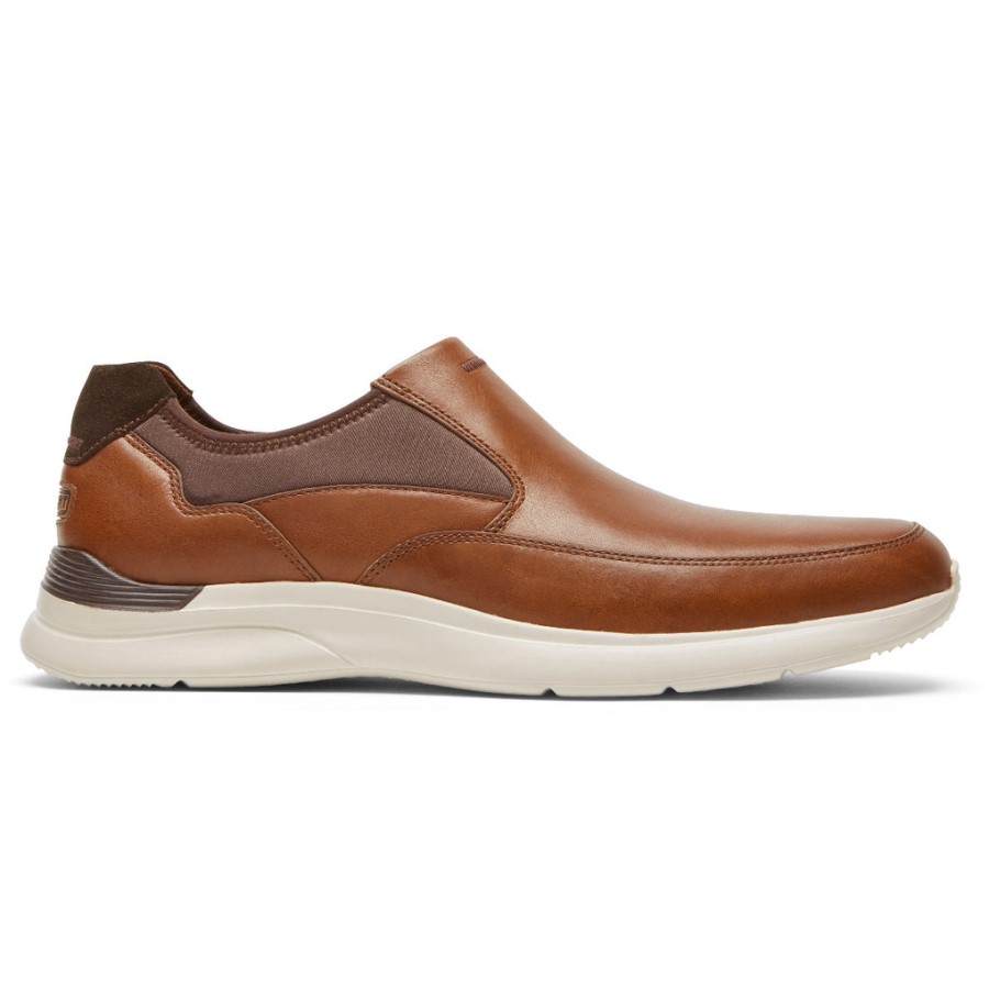 Rockport Men's Total Motion Active Slip-On Sneaker Tan