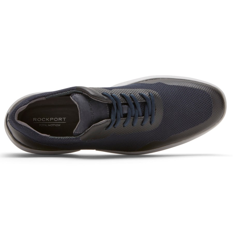 Rockport Men's Total Motion Advance Sport Plain Toe Sneaker New Dress Blues