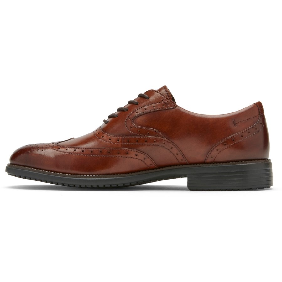 Rockport Men's Total Motion DresSport Wingtip Tan