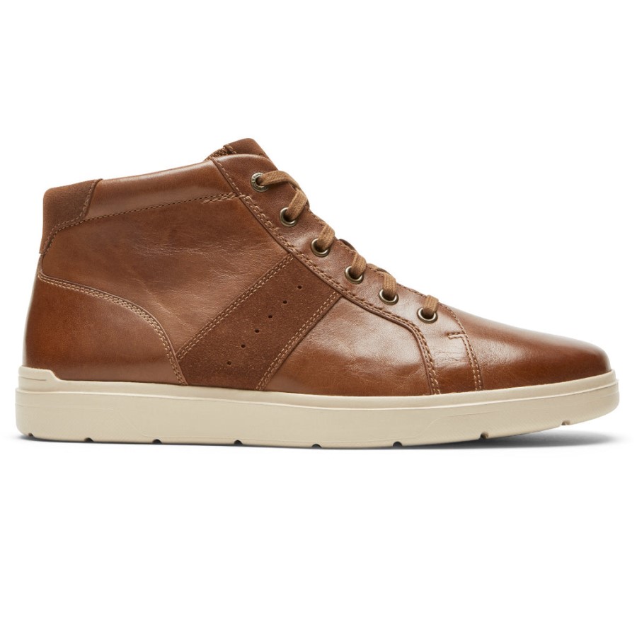 Rockport Men's Total Motion Lite Zip Sneaker Tan